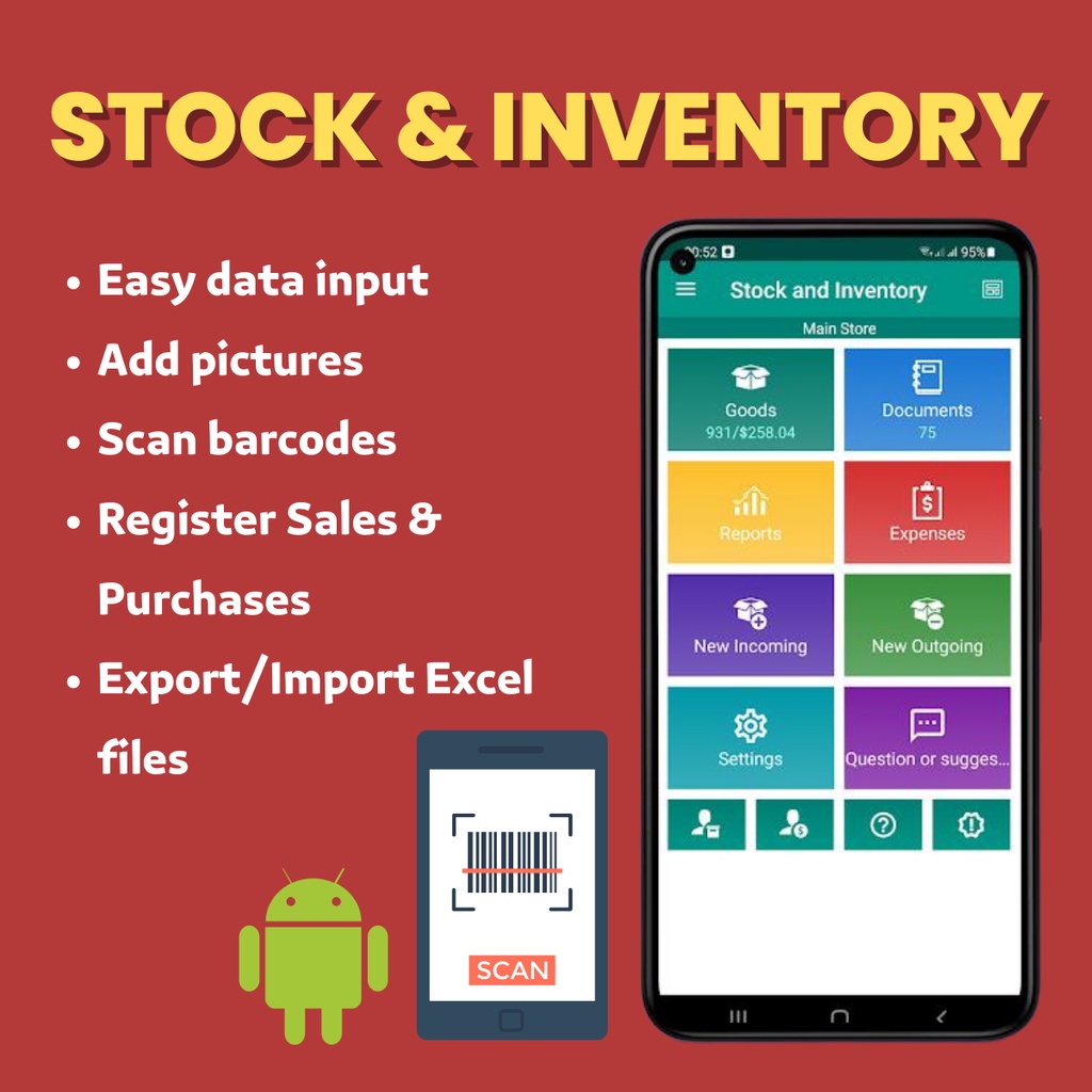 Business inventory app for android